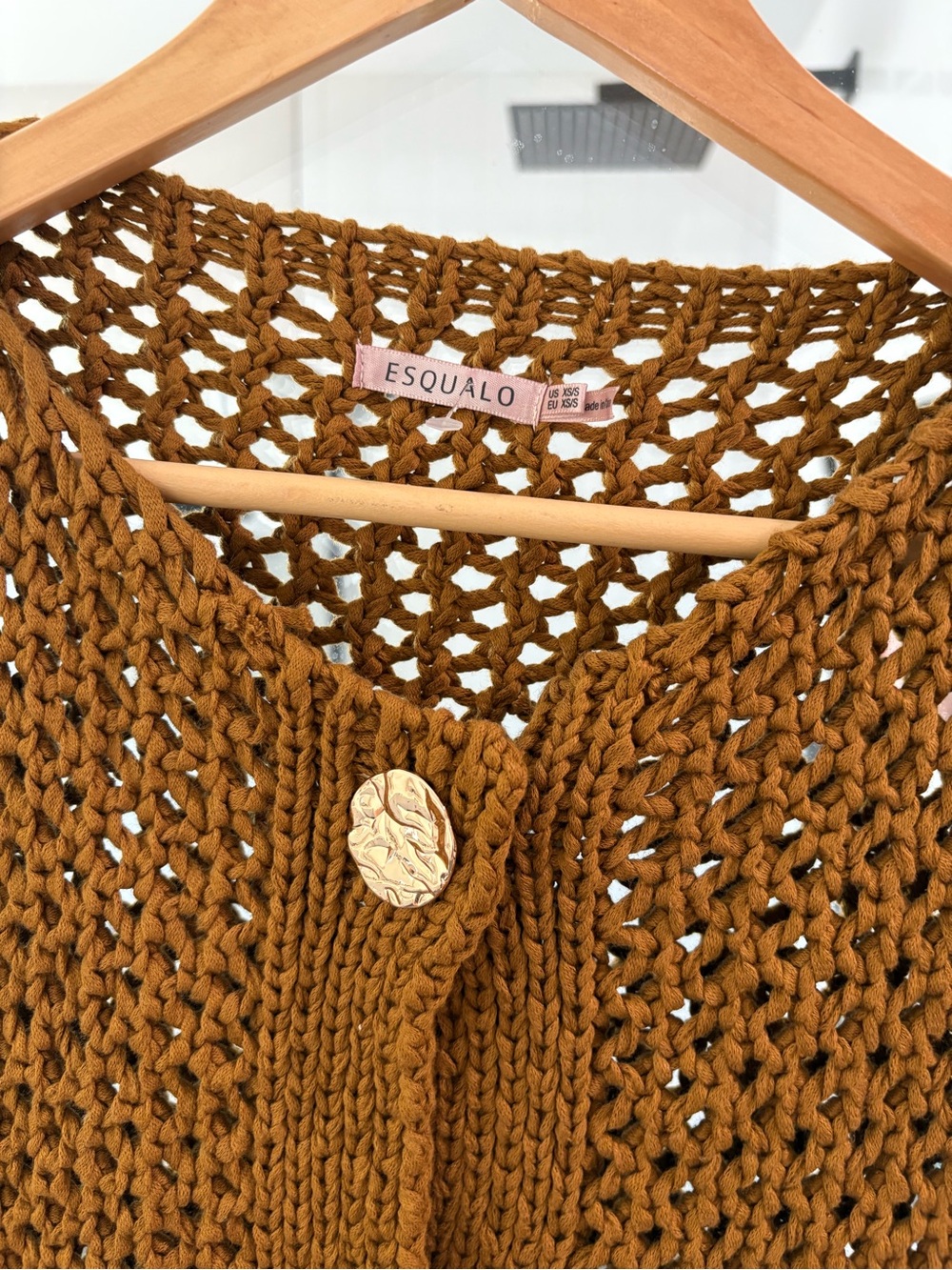 Button Front Vest Cardigan - Picture 2 of 2